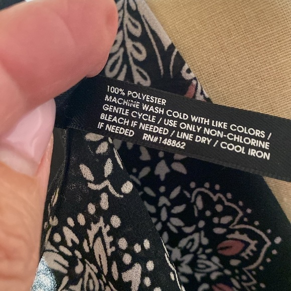 Torrid Floral Sheer Chiffon Kimono Duster Topper Cover-Up Womens Plus Sz 5/6 - Picture 7 of 7